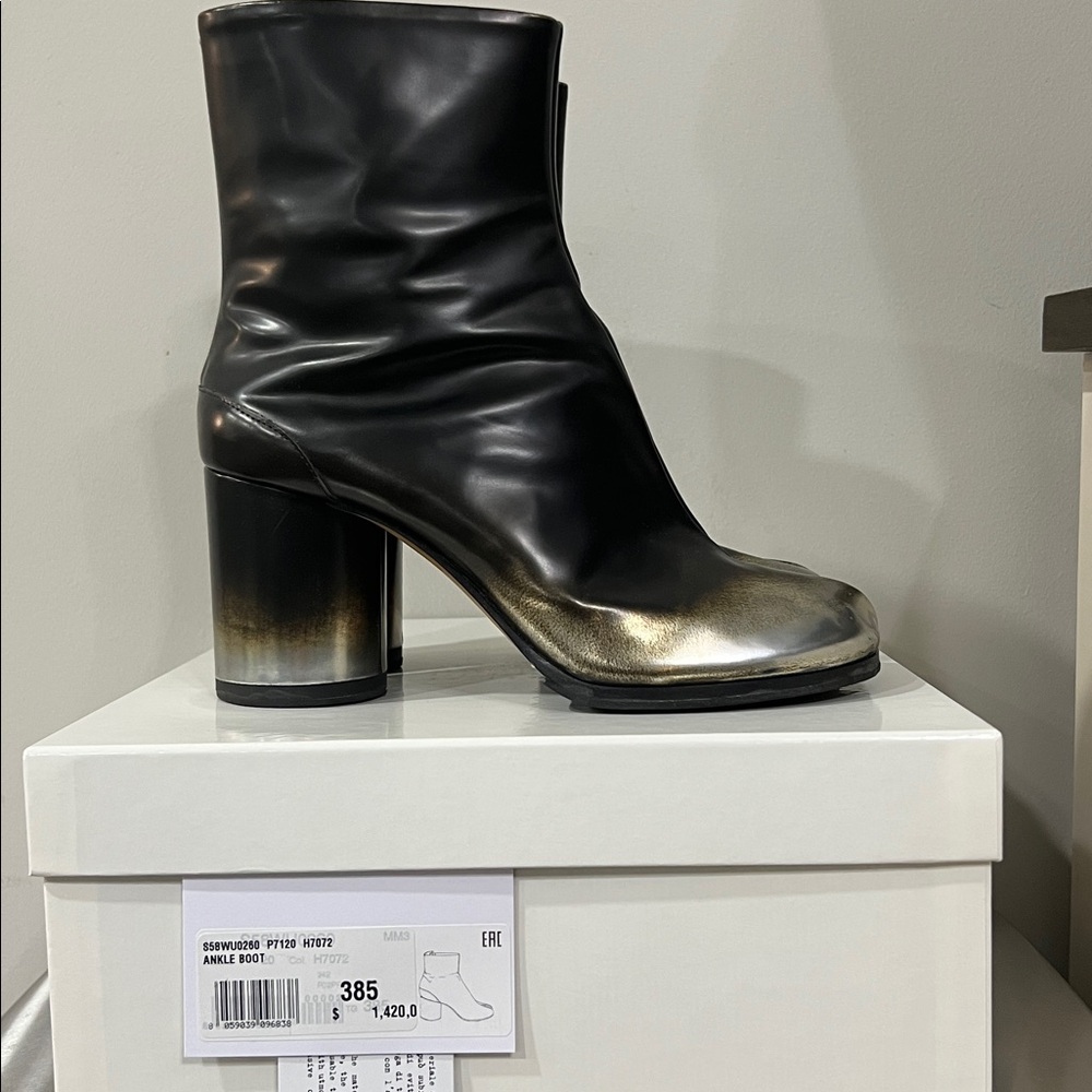 Maison Martin Margiela Black Split Sole Boots